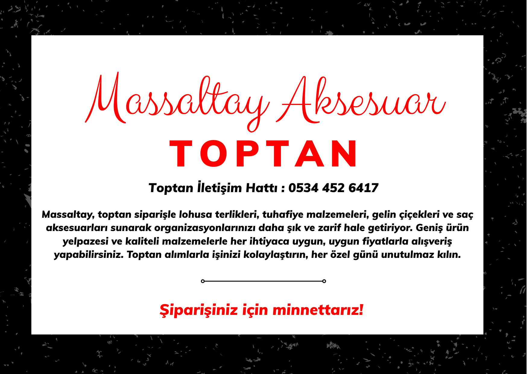 Massaltay Aksesuar Toptan , Toptan Kına Malzemeleri , Gelin Çiçekleri , Dekoratif Şeritler