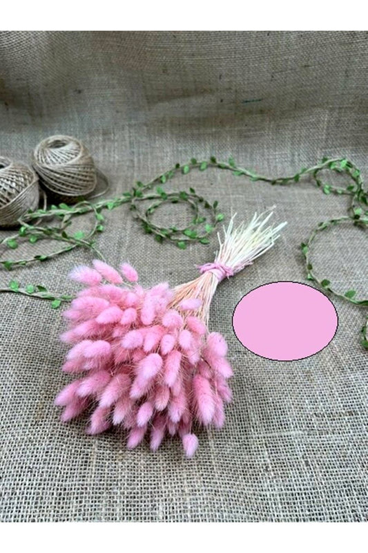 Künstliche Blume Pulverfarbe Wollgras
