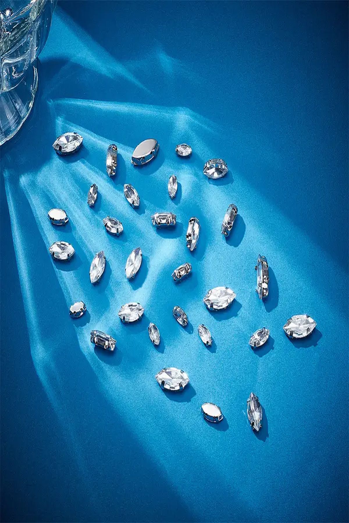 Kristall-Nähstein-Set – 40-teilig, hochwertige glänzende Steine