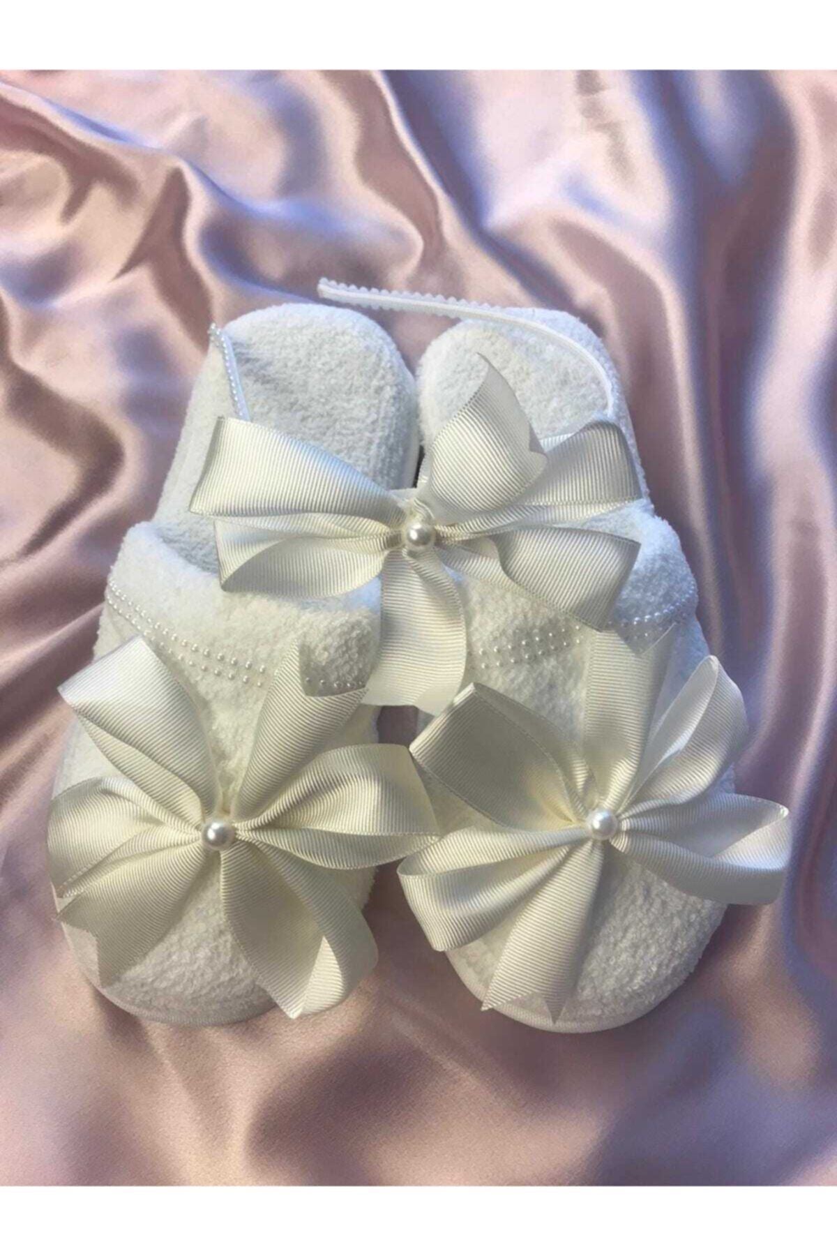 Rotes Umstands-Slipper-Kronen-Set mit Schleife 1006