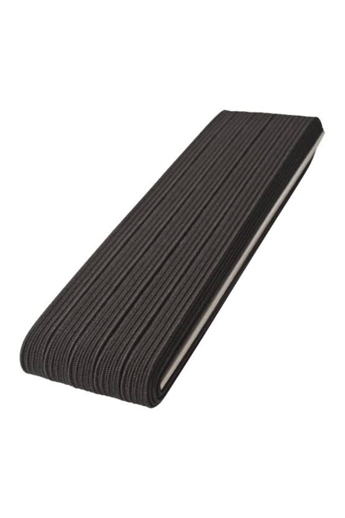 10 Meter schwarzes flaches Hosenbeingummi