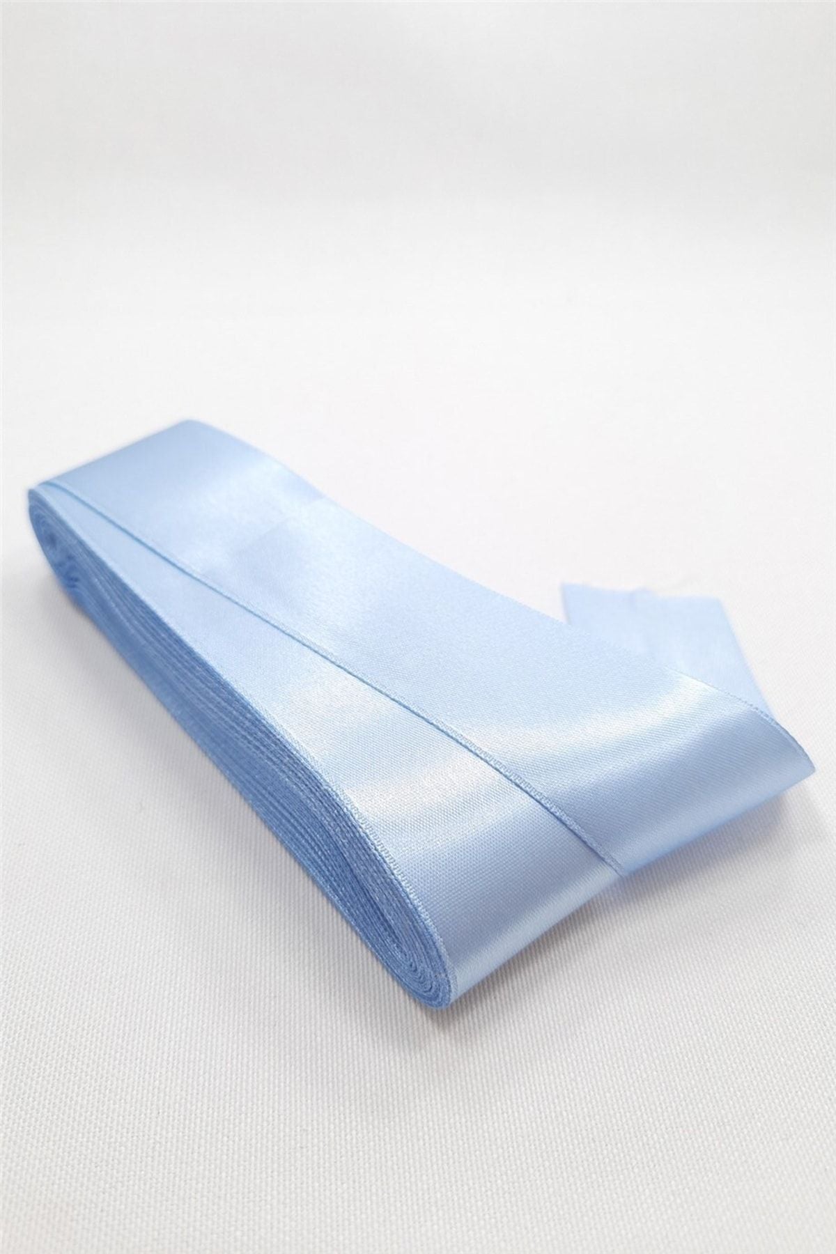 4 cm hellblaues Satinband, 10 m, Rio