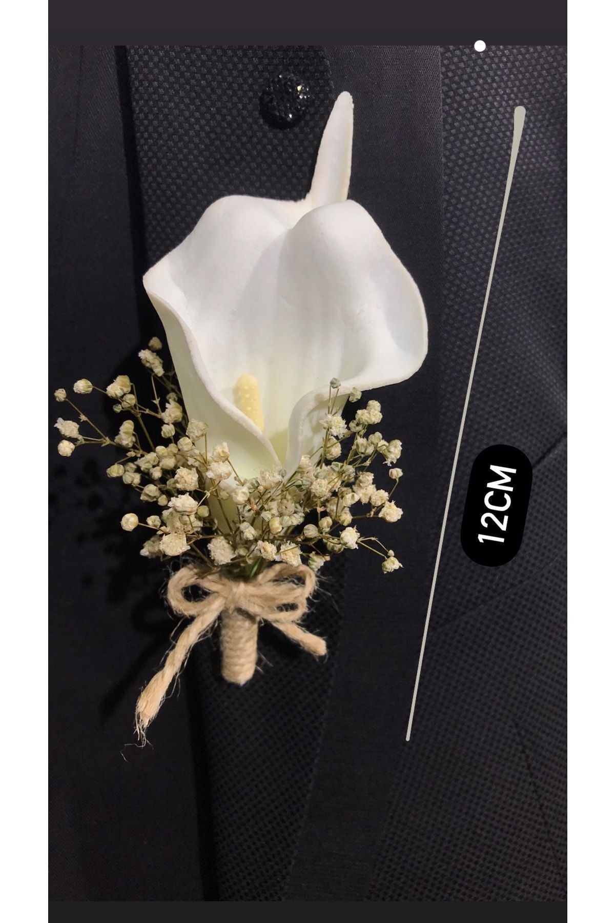 Gala Beyaz Yaka Çiçeği - Damat Çiçeği - Sağdıç Çiçeği