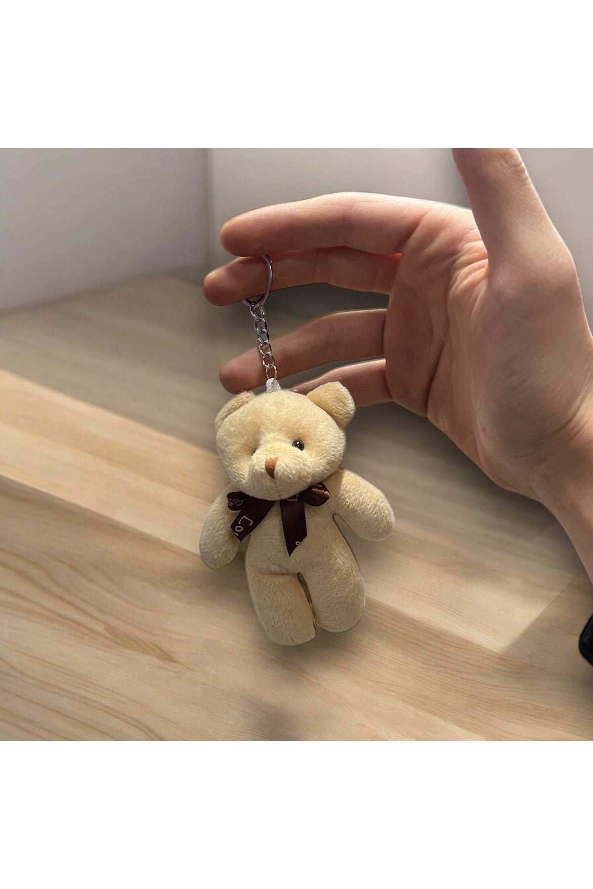 Peluş Ayıcık Fiyonk Anahtarlık Ve Çanta Süsü, Doğum Günü Hediyesi