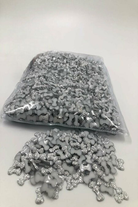 50 Stück Schleifenschliffsteine - 7x12mm, praktisches Set zum Dekorieren und Basteln
