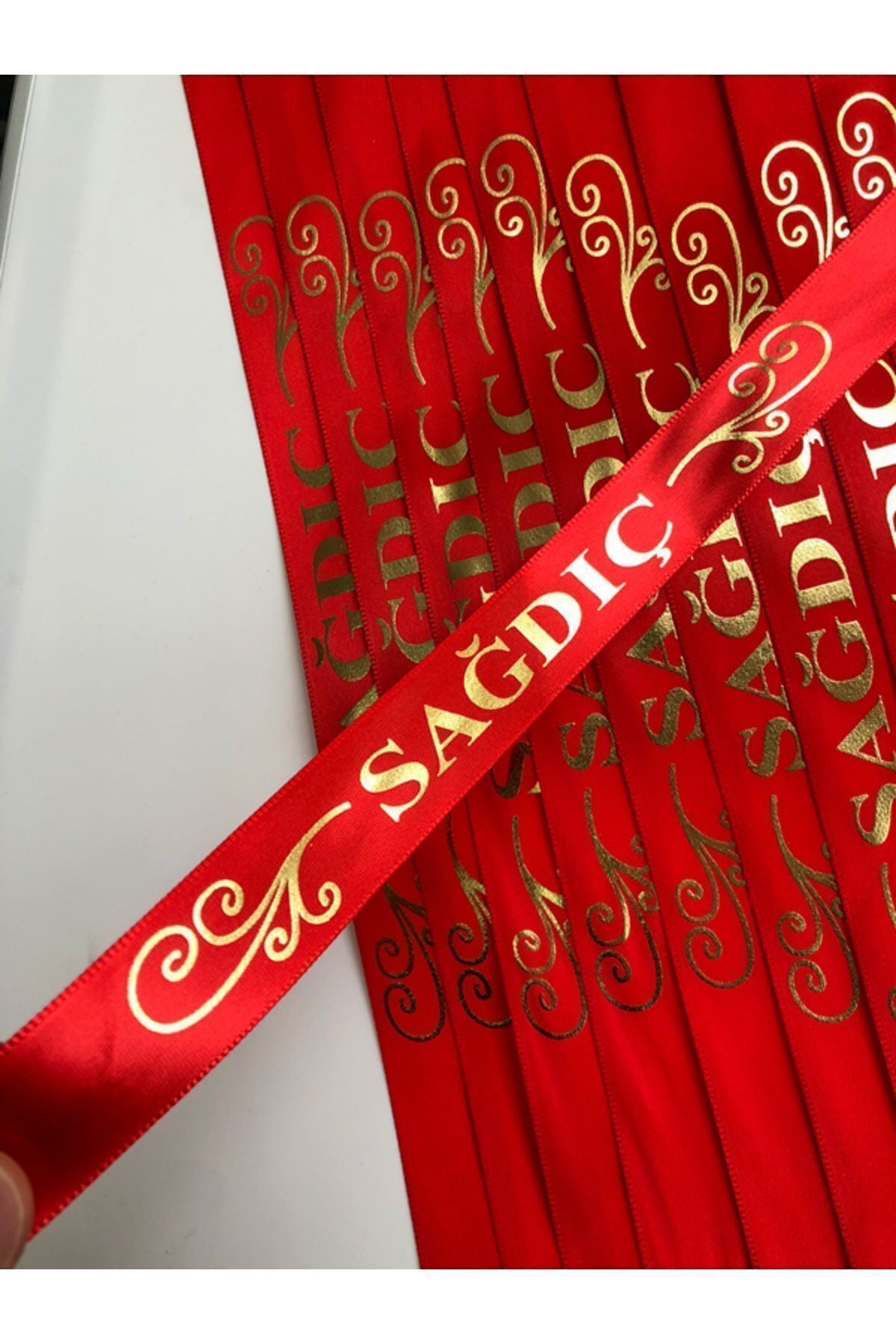 Rotes Trauzeugenband, Trauzeugenarmband, Ärmelband, Henna-Nacht-Hochzeitszubehör (10 STÜCK)