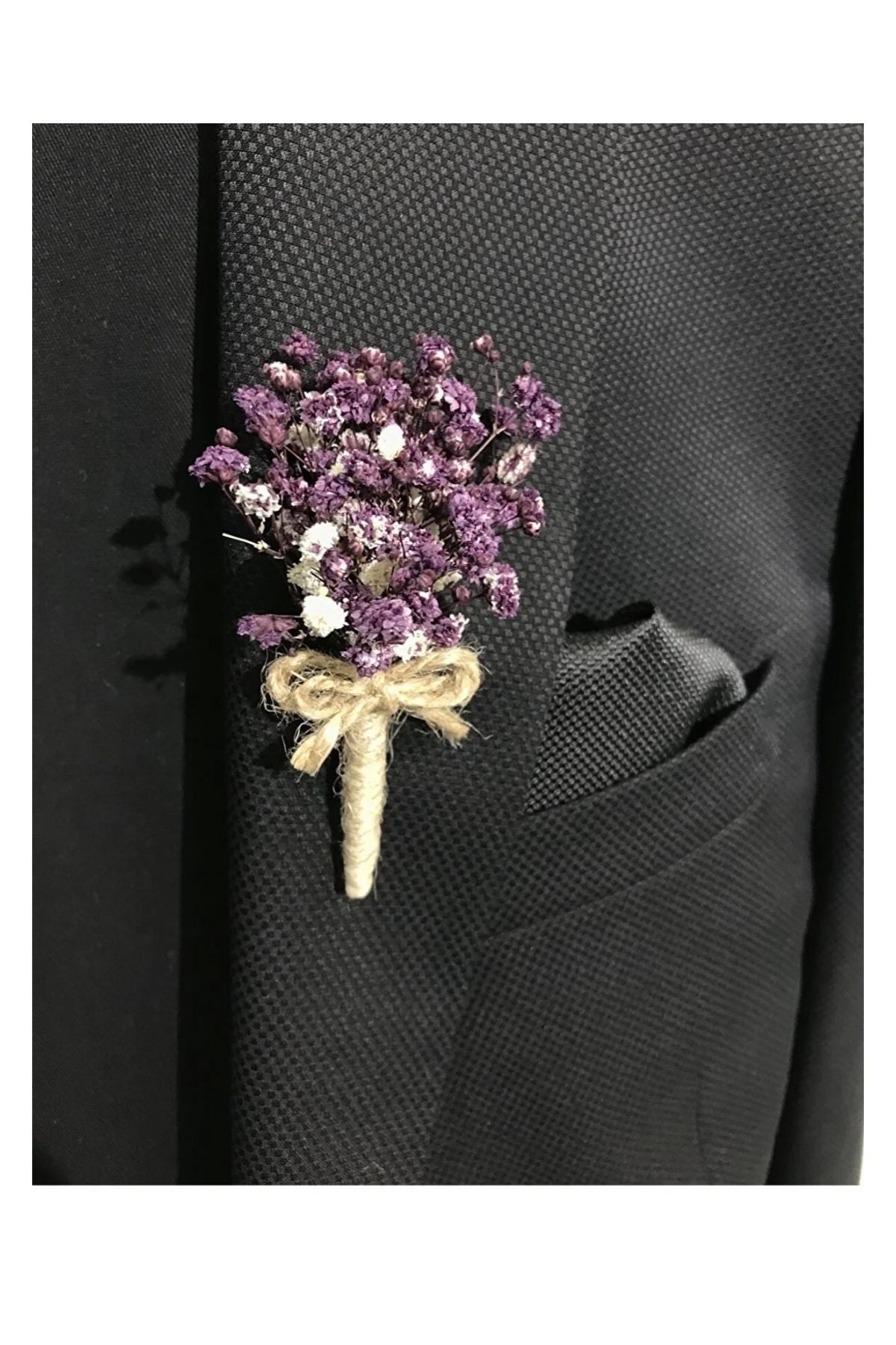 LİLA DAMAT YAKA ÇİÇEĞİ~ BAHAR DEKOR ÇİÇEK