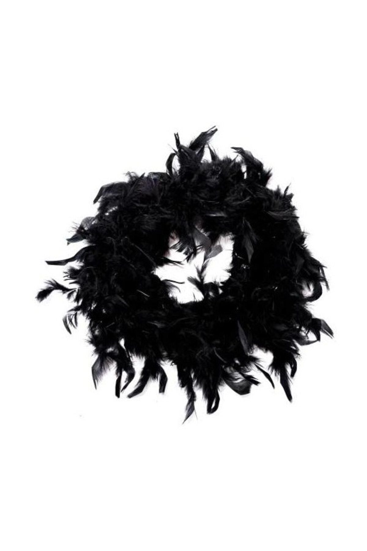 2 Meter Boa Dicke Otris Gänsefeder Lila (Breite: 10 cm)