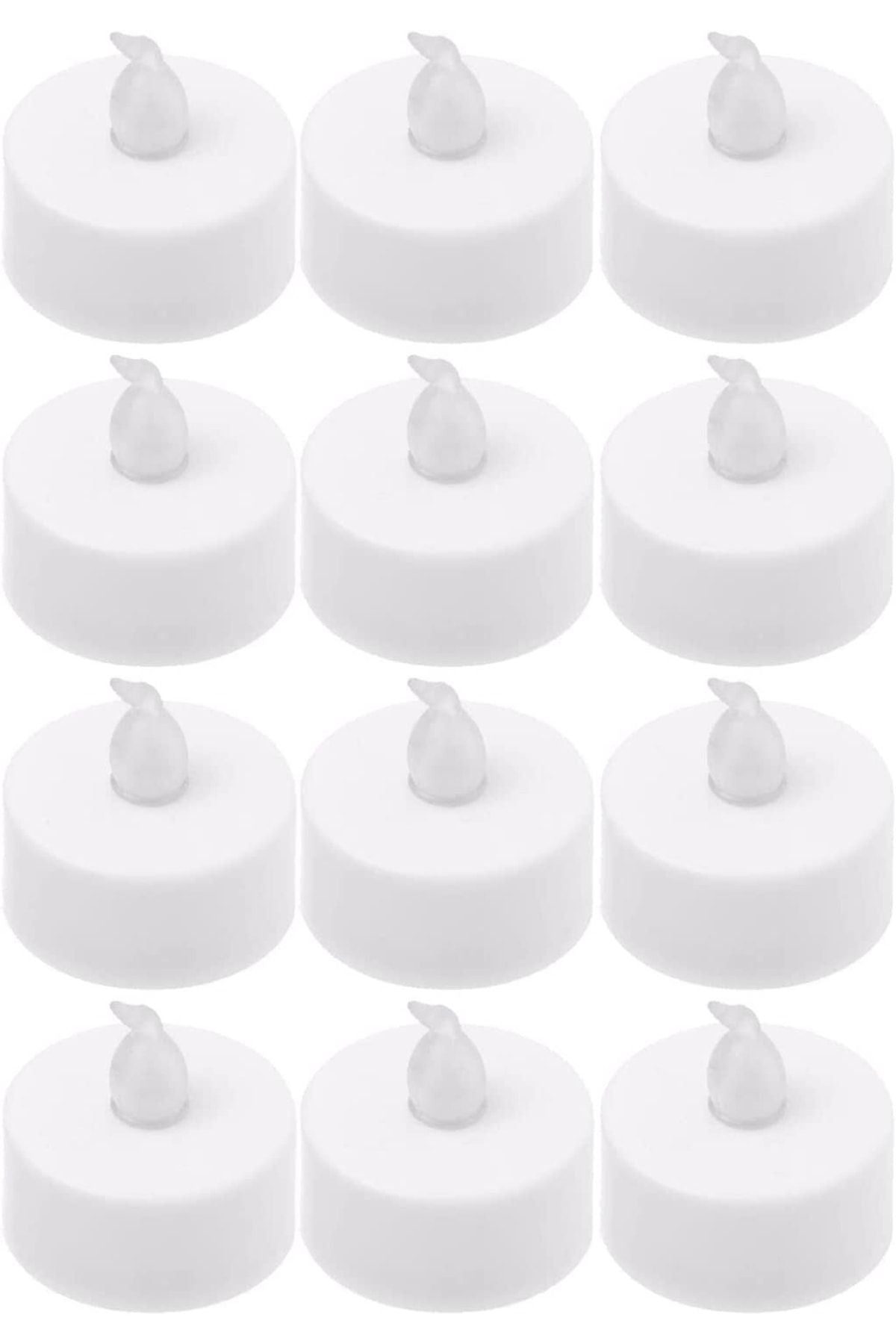 Ledli Tealight 12 Adet Mum