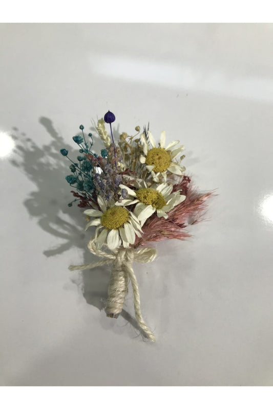 Unisex Gelbe Gänseblümchen-Ansteckblume