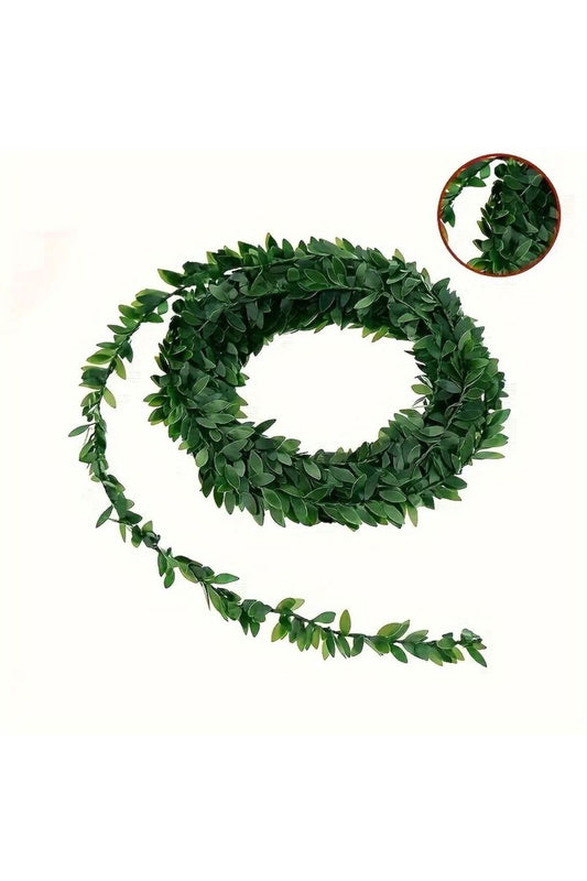 Künstlicher Efeu zum Verstecken von Erdgasleitungen – 2 Meter grüner Drahtfuß