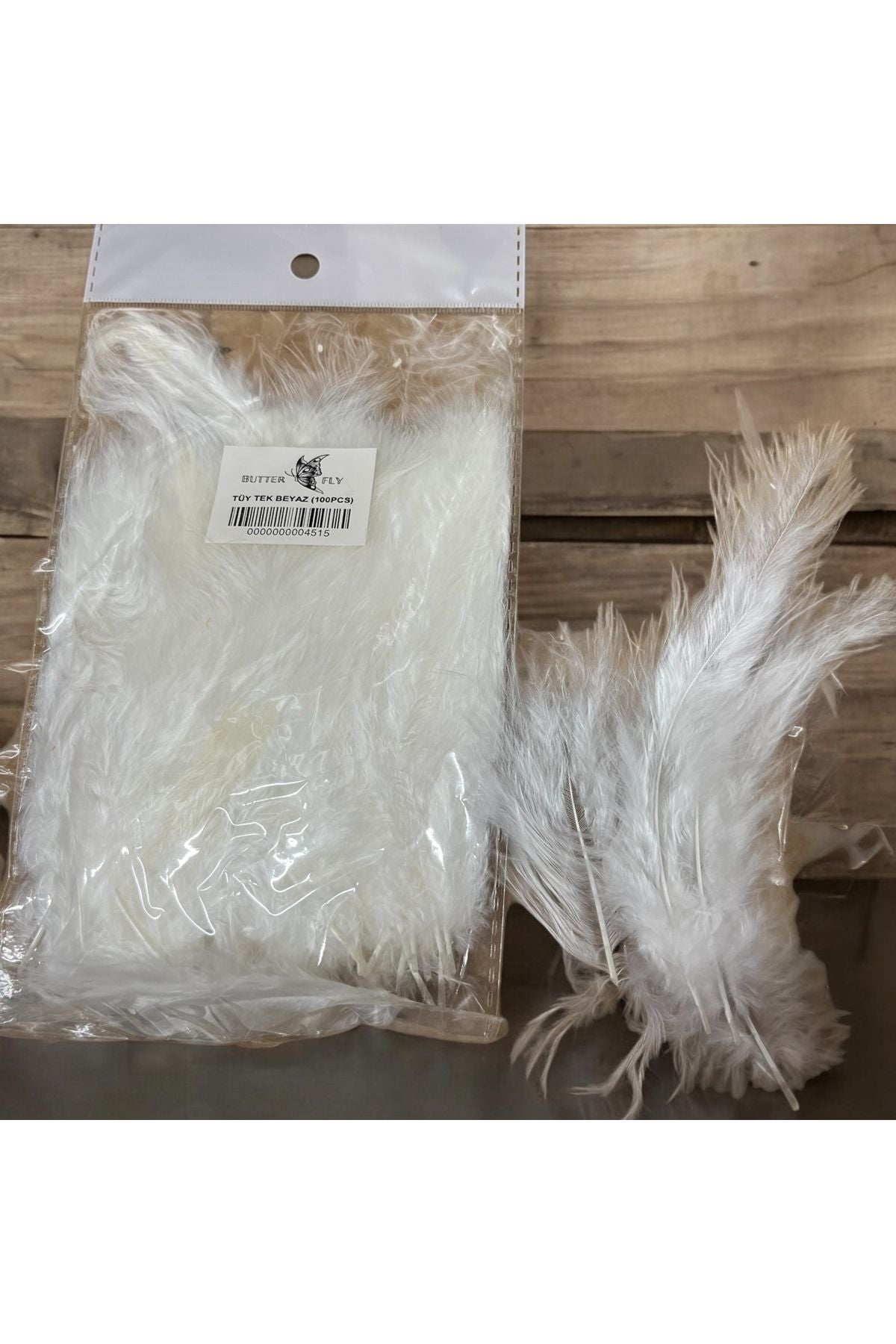 100 stück von Vogel Feder Hochzeit Gefälligkeiten Engagement Fan Dekoration Material Weiß