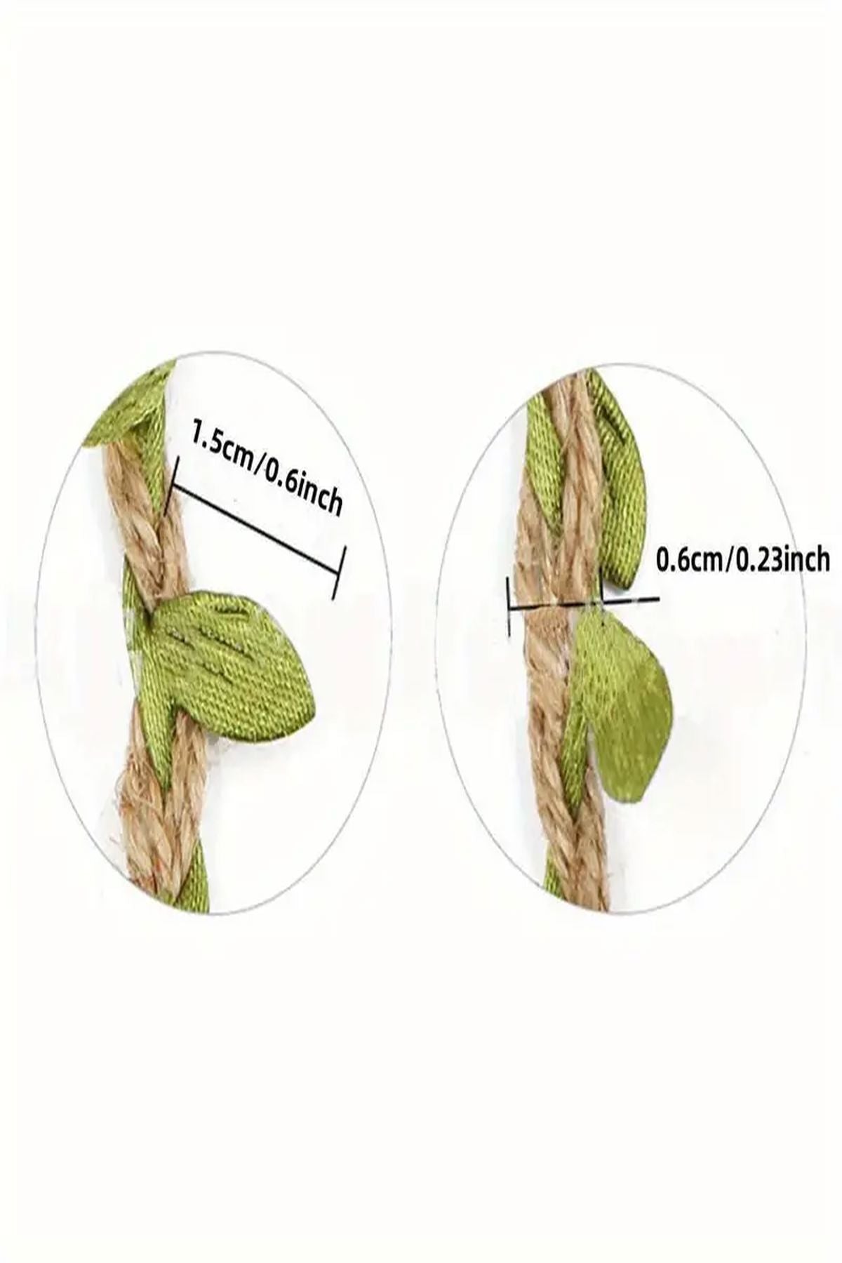 5 Meter Jute-Blatt-Kordel – Für eine stilvolle und natürliche Dekoration