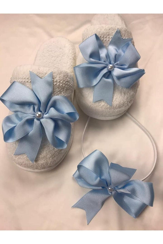 Umstandsslipper-Kronenset mit Fliege 1060