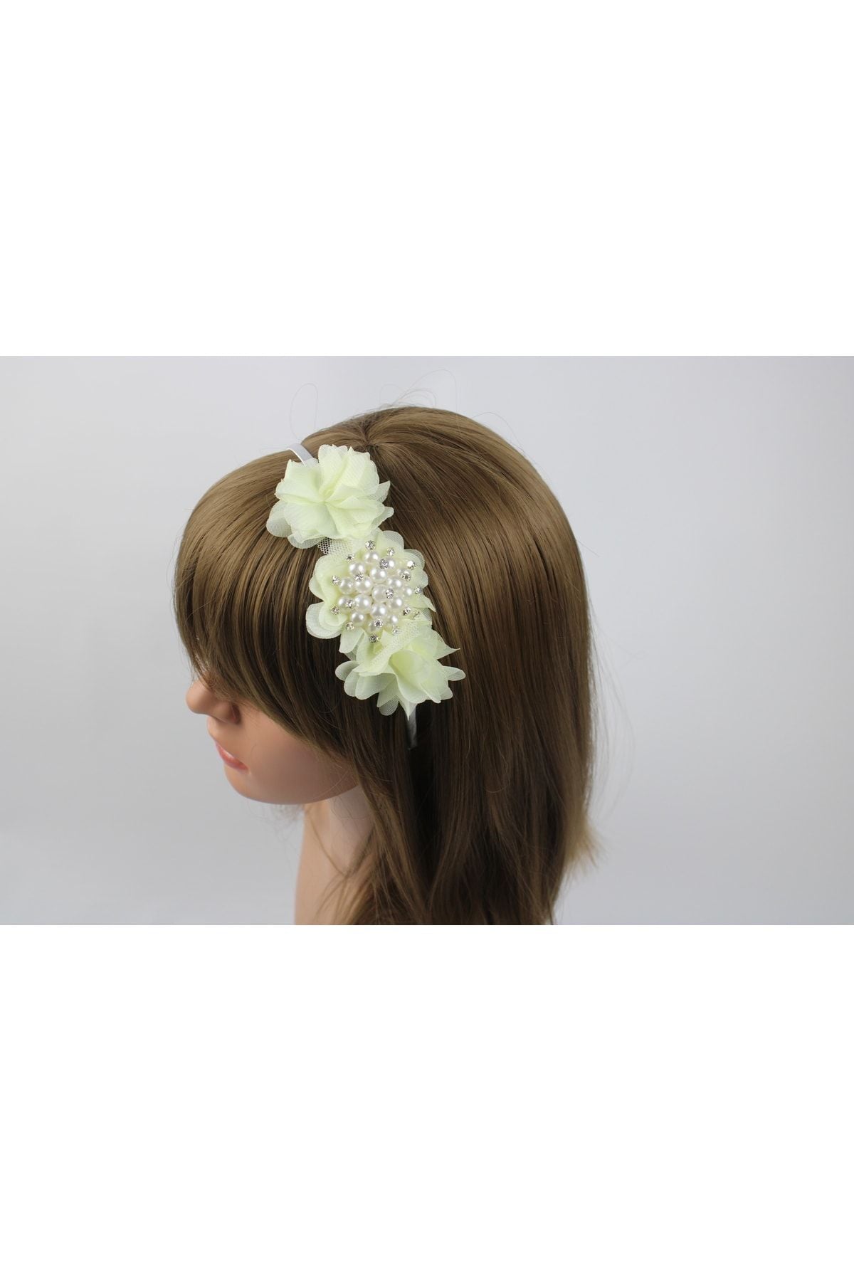 Elegante Brosche Creme Laser Blume Besonderer Anlass Krone