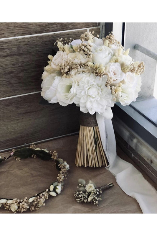 Brautstrauß-Ansteckblume