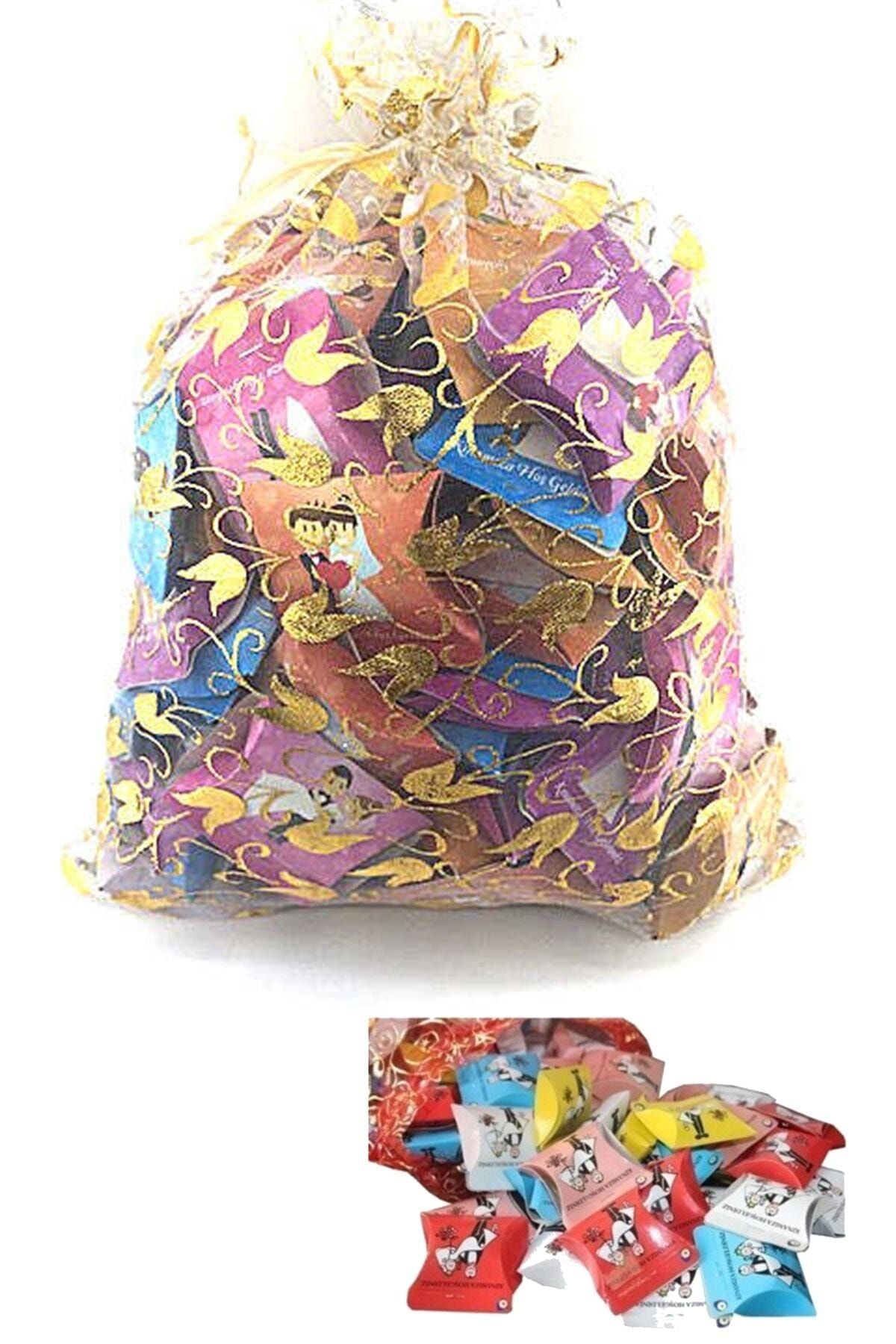 Kına Gecesi Kına Malzemesi 100 Lü Paket Kına Ciklet Kına