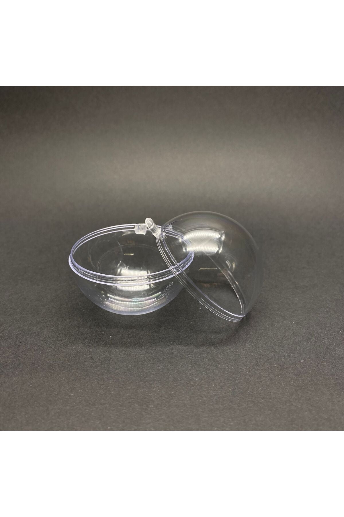 MİKA BALON - KRİSTAL KÜRE - AÇILABİLİR DEKOR İÇİN PLEKSİ TOP 6 CM 20Lİ PAKET
