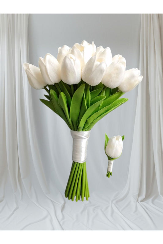 Neue Saison Wet Tulip Brautstrauß, Wet Tulip Brautstrauß