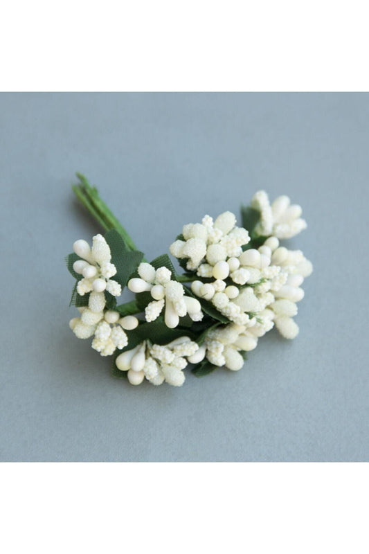 Gypso Pitircik Blume 144 Stück Weiß