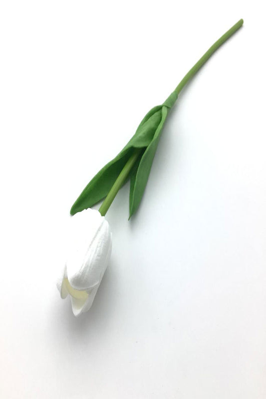33 cm künstliche Nasstulpe - realistisch aussehende Dekoblume 1 Stück