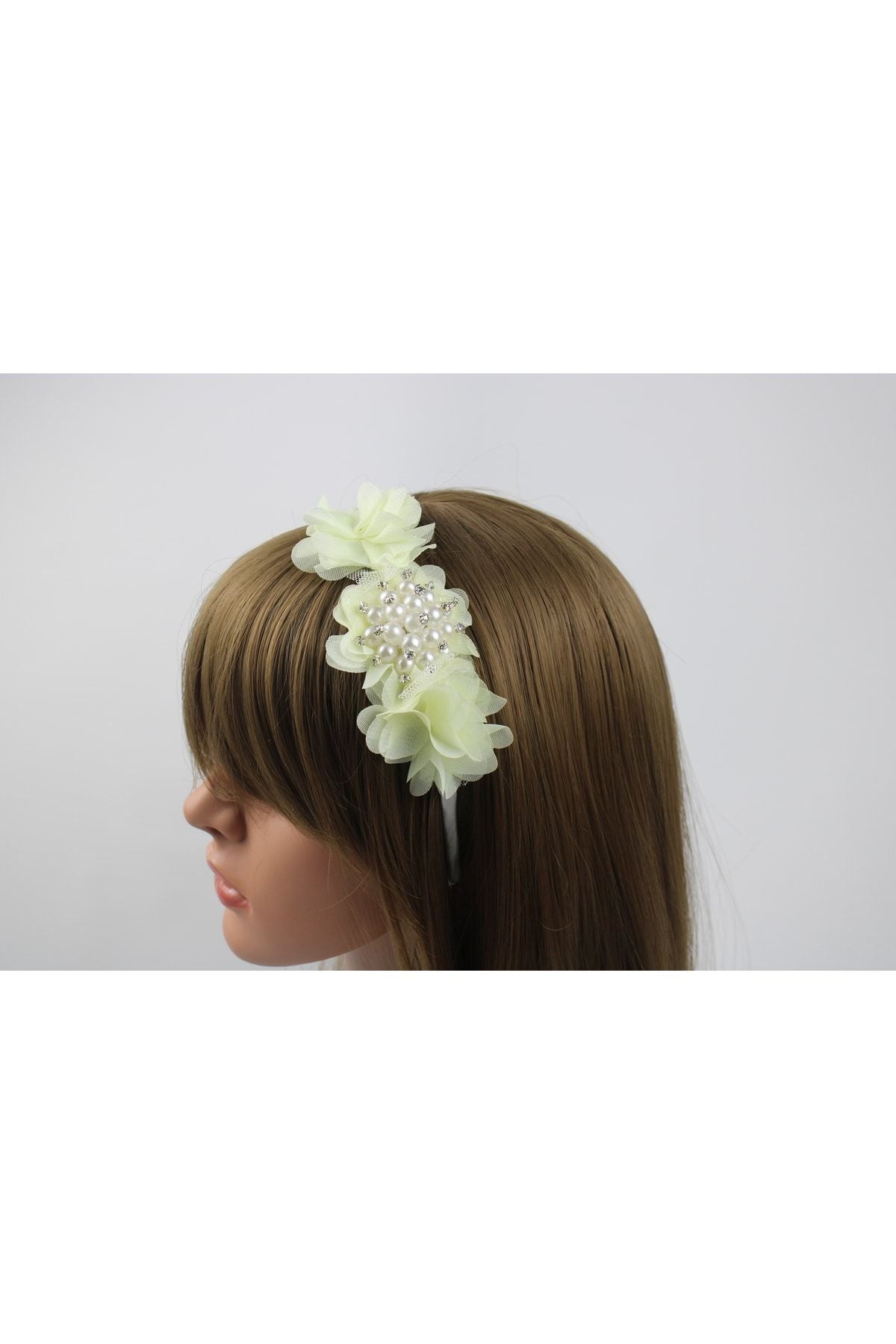 Elegante Brosche Creme Laser Blume Besonderer Anlass Krone