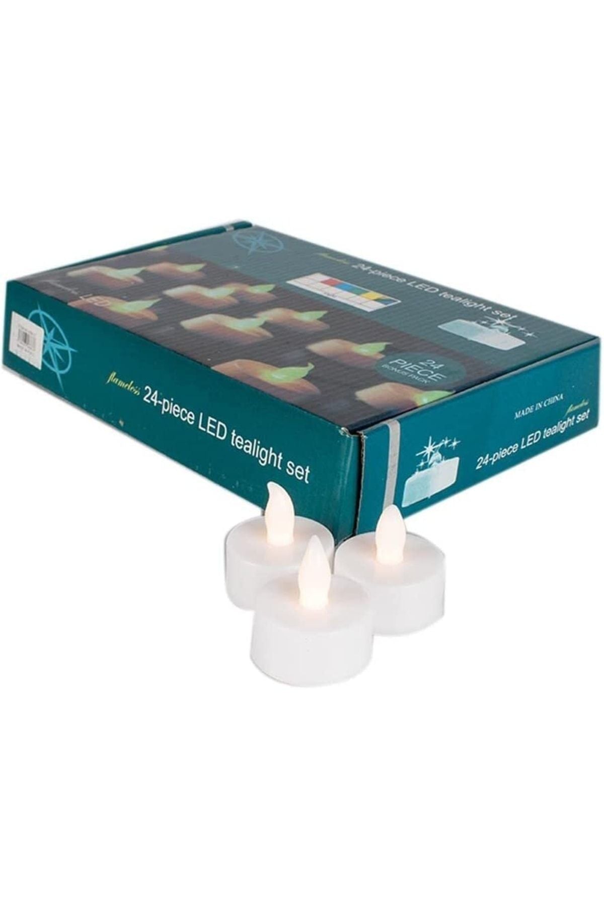 Ledli Tealight 12 Adet Mum
