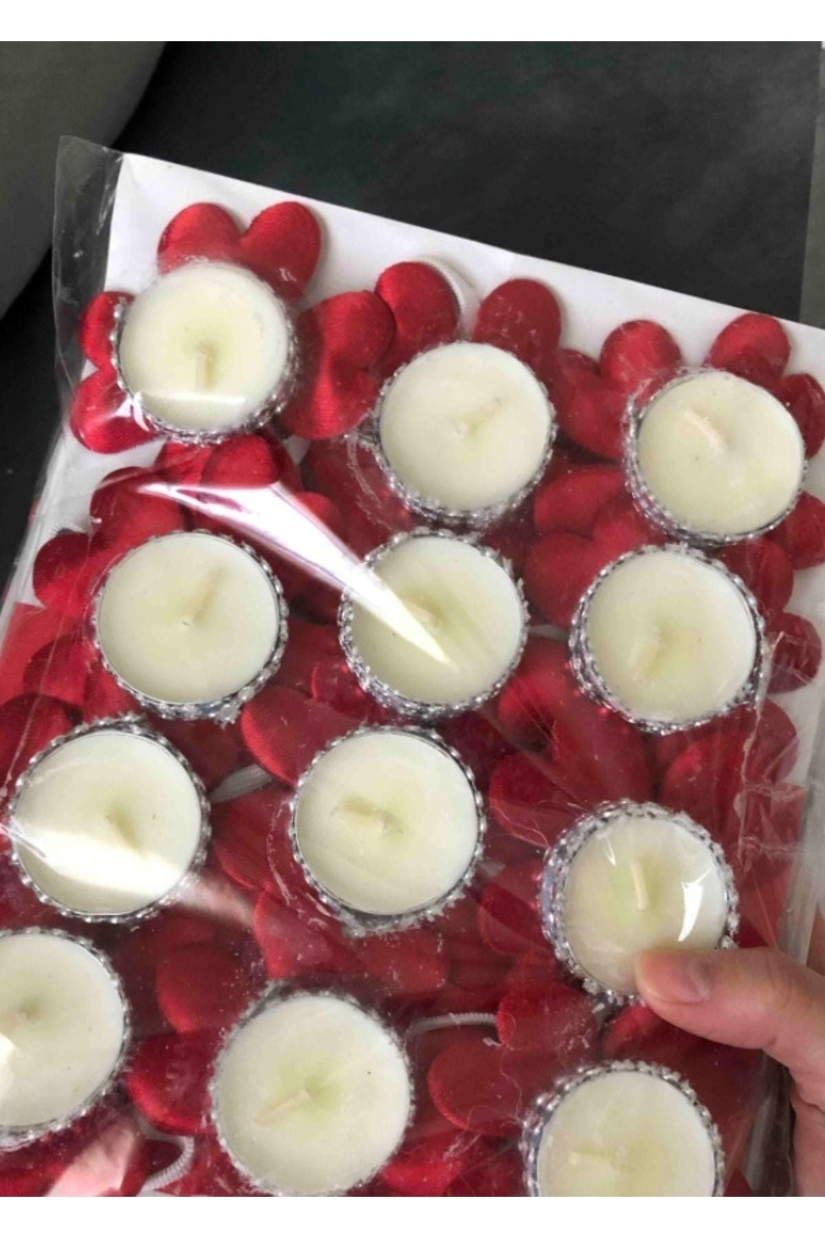 Kırmızı Kına Mumları - 12 Adet