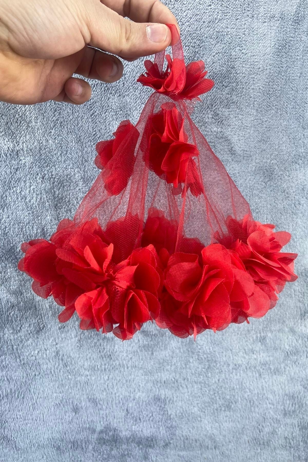 Henna Night Braut Halay Taschentuch Rote Laserrose Braut Halay Accessoire