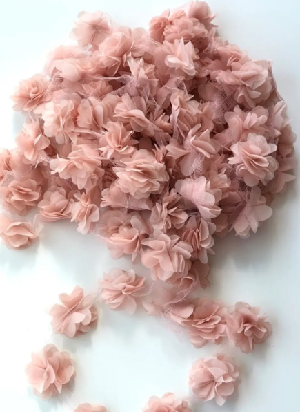 Pulver Laser Cut Blumenband 12 Stück Tüll Blumen Dekoration Geschenkverpackungsmaterial
