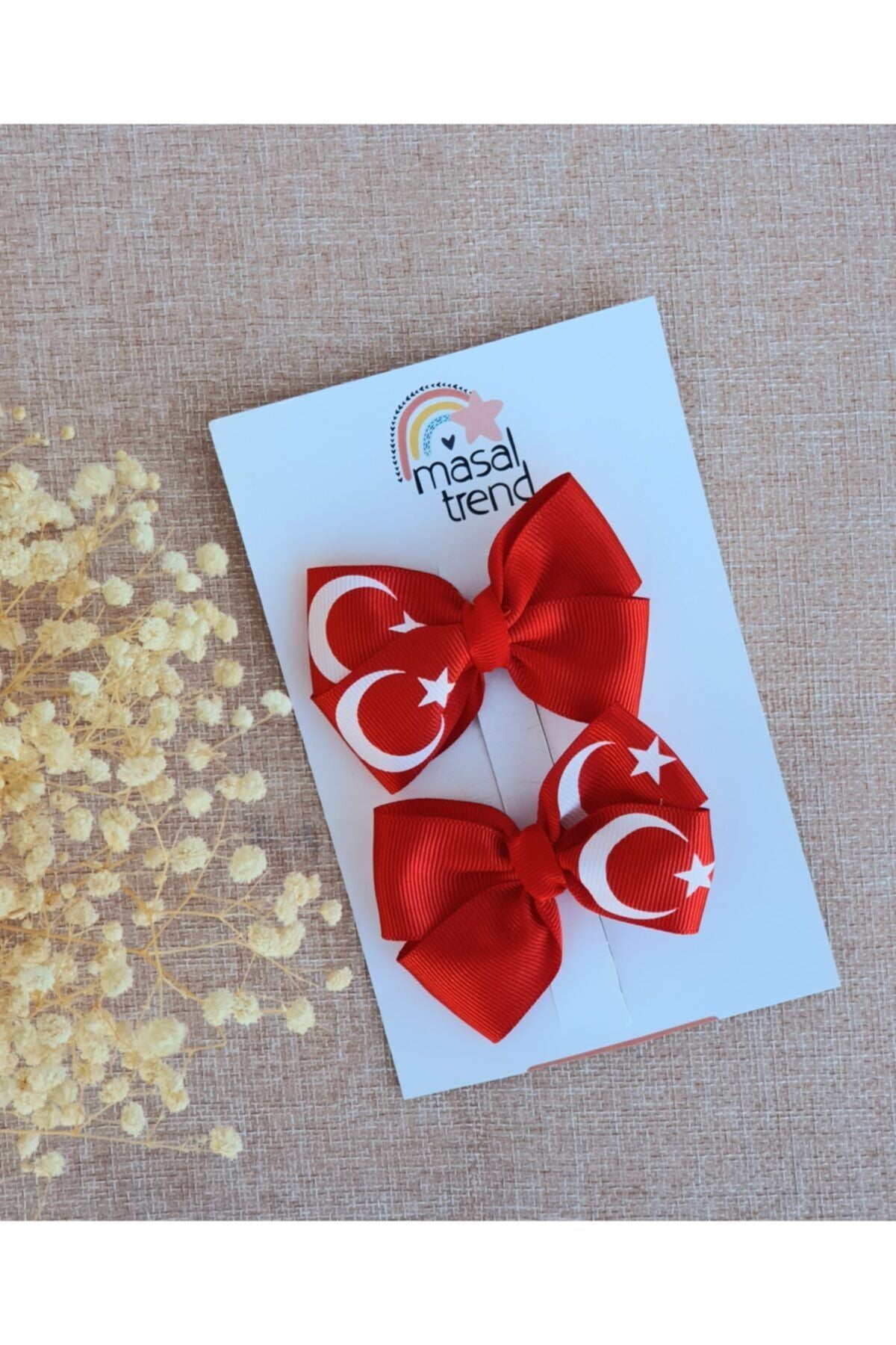 Savbrand Ay Yıldızlı 2 Li Klips Toka -18 Mart-23 Nisan-29 Ekim