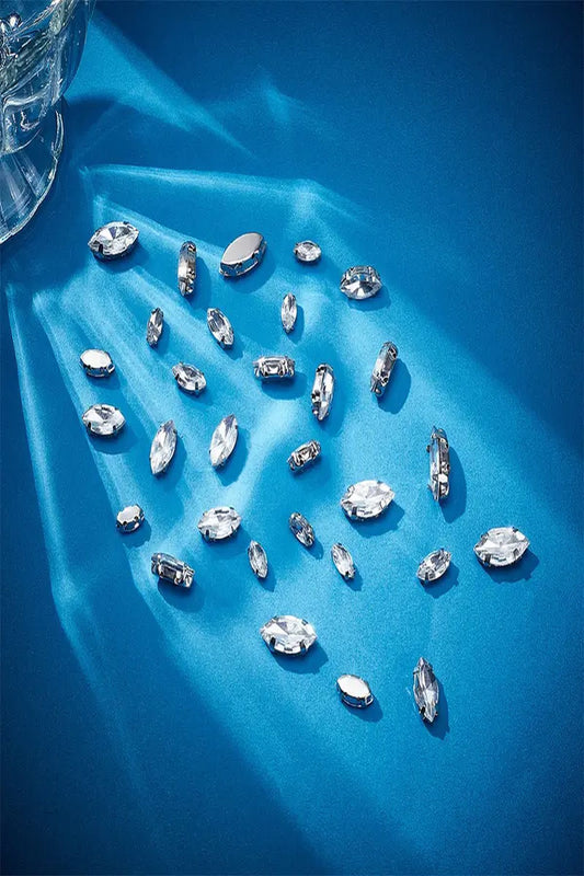 Kristall-Nähstein-Set – 40-teilig, hochwertige glänzende Steine