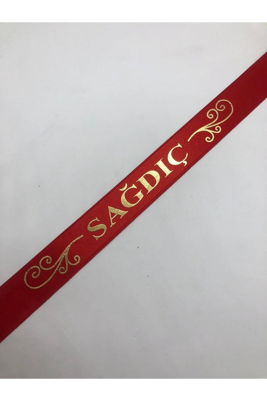 Rotes Trauzeugenband, Trauzeugenarmband, Ärmelband, Henna-Nacht, Hochzeit