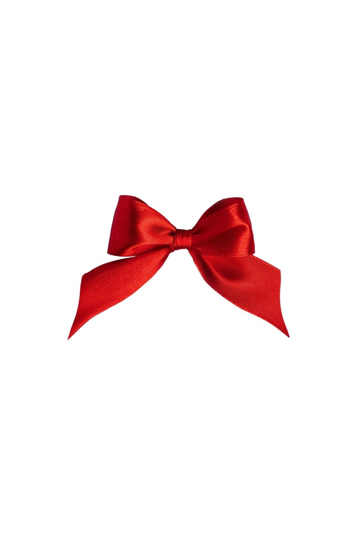 Saten Kurdele 6 cm Beyaz 5 Metre