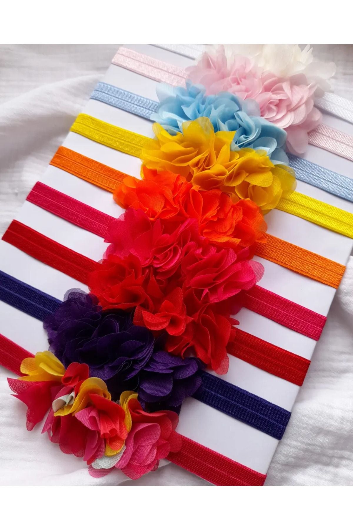 Lazer Çiçek Bebek-çocuk Bandana Seti