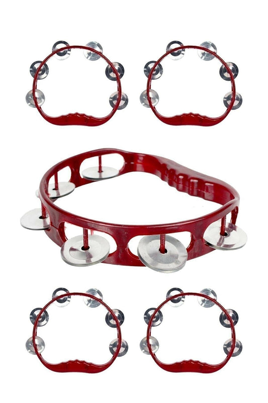 Kına Defi Plastik Tef 10 Adet Kırmızı Renk