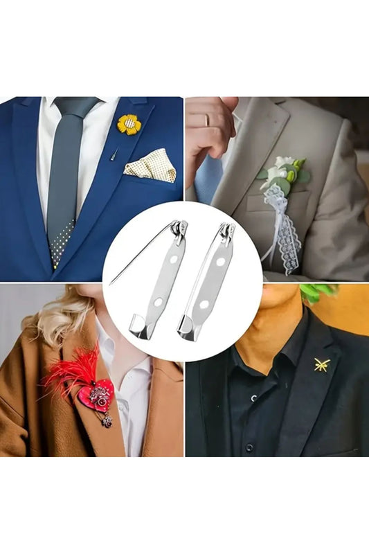 Broş iğnesi damat çiçeği yaka iğnesi 30 adet