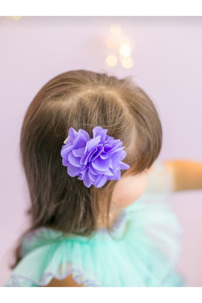 Lila 2li Klips Frida Kız Çocuk Bebek Toka