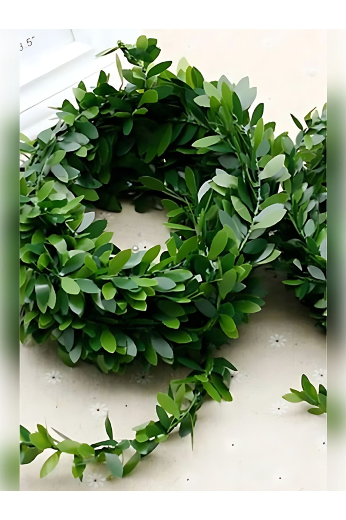 7 Meter Draht Blatt Erdgas Rohr Ornament Band künstliche Krone Efeu Blume Ornament