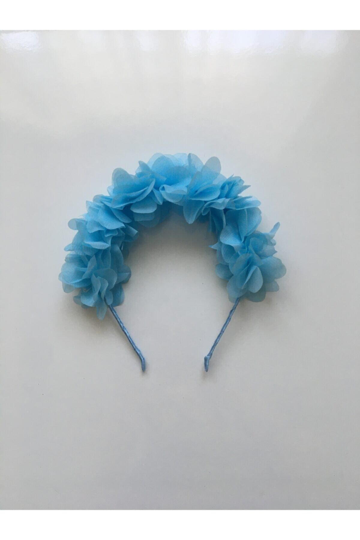 Florale Schwangerschaftskrone Partykrone Blau