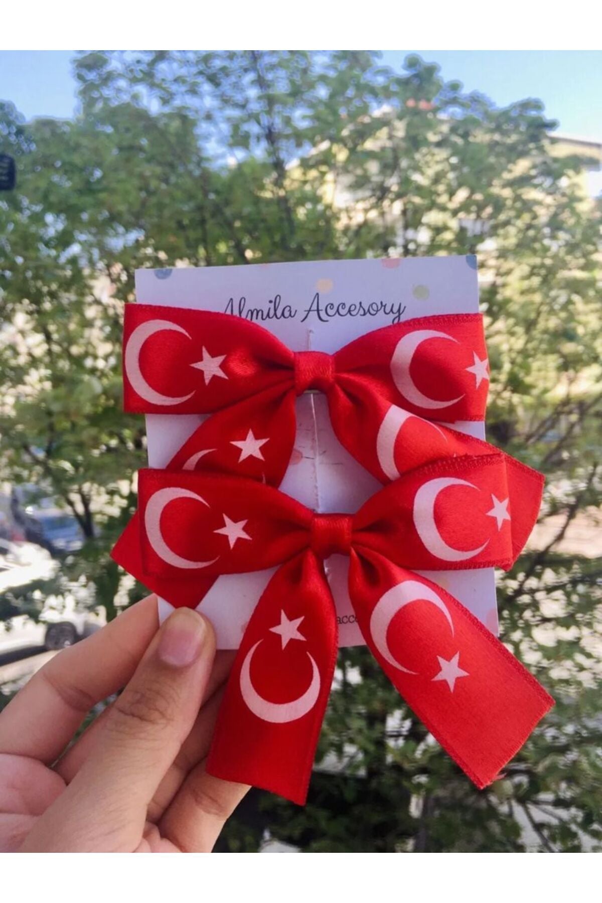 29 Ekim 23 Nisan Türk Bayrağı Fiyonk Toka 2’li