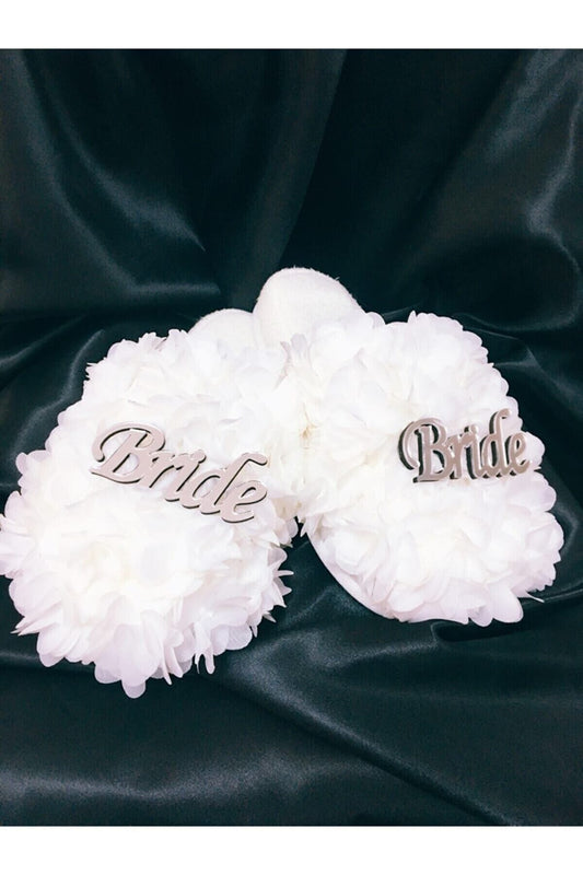 Bride Terlik Beyaz