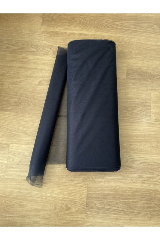 Lacivert Kristal Tül En 3 Metre