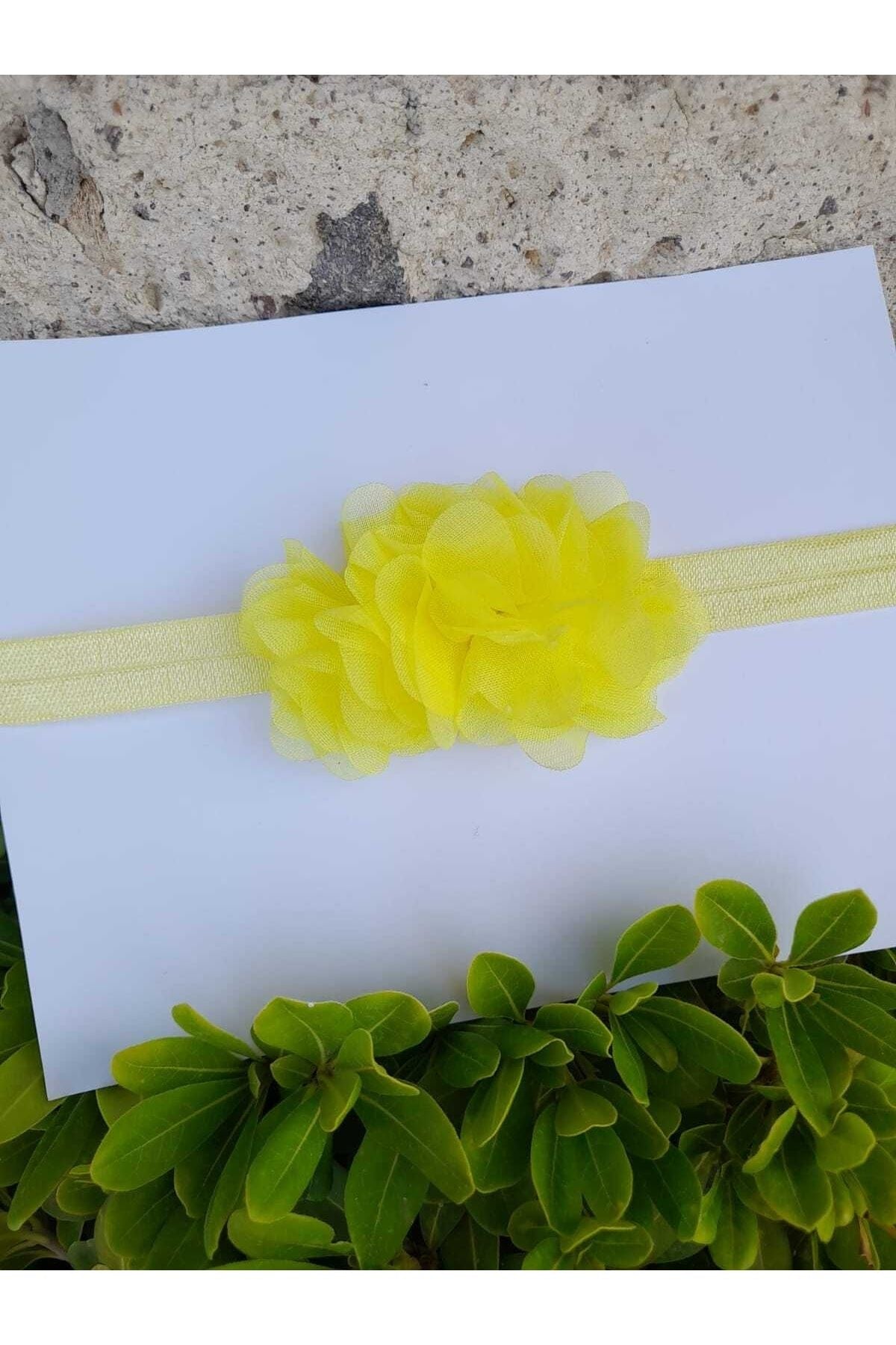 Lazer Tül Çiçek Bandana