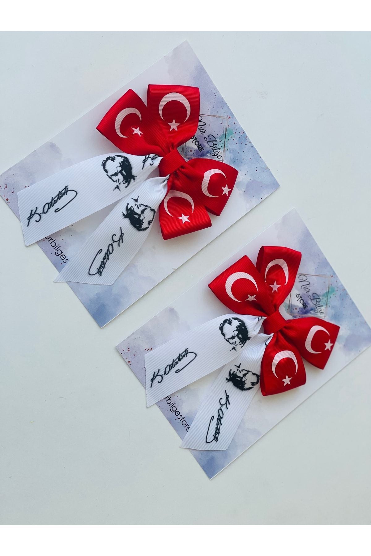 Türk Bayrağı Toka 2 Adet 23 Nisan 19mayıs Atatürk Imza Türk Bayrağı