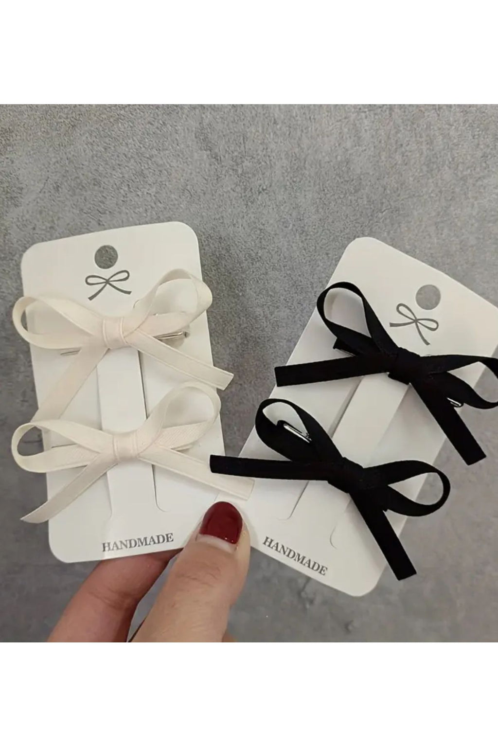 2-teiliges stilvolles Haarspangen-Set aus Stoffbändern, vielseitiges geflochtenes Haar-Accessoire