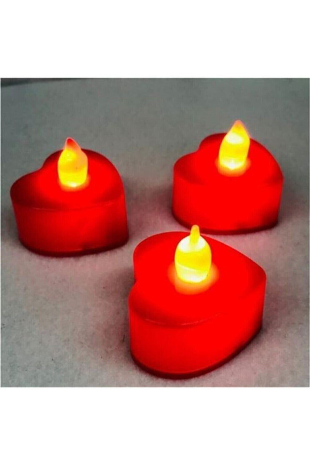 1 Stück Herz LED Kerze LED Rose Batteriebetrieben Herz Gemusterte Liebe LED Kerzen