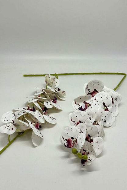 9-köpfige Orchidee im Wet-Look – realistische Kunstblume