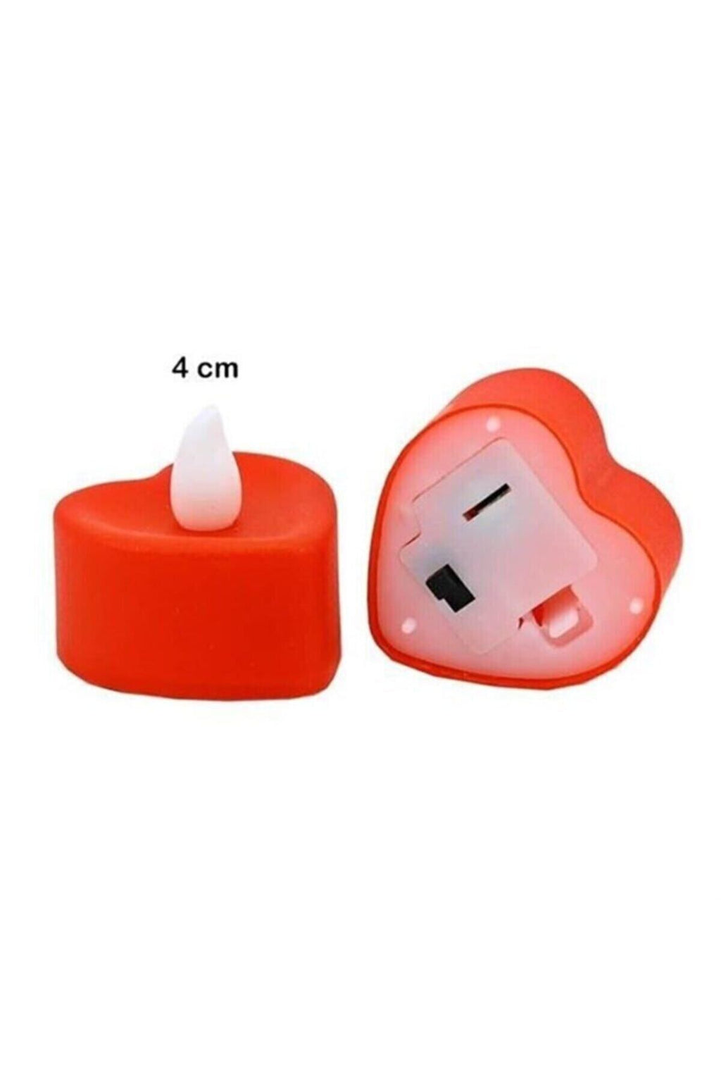 1 Stück Herz LED Kerze LED Rose Batteriebetrieben Herz Gemusterte Liebe LED Kerzen
