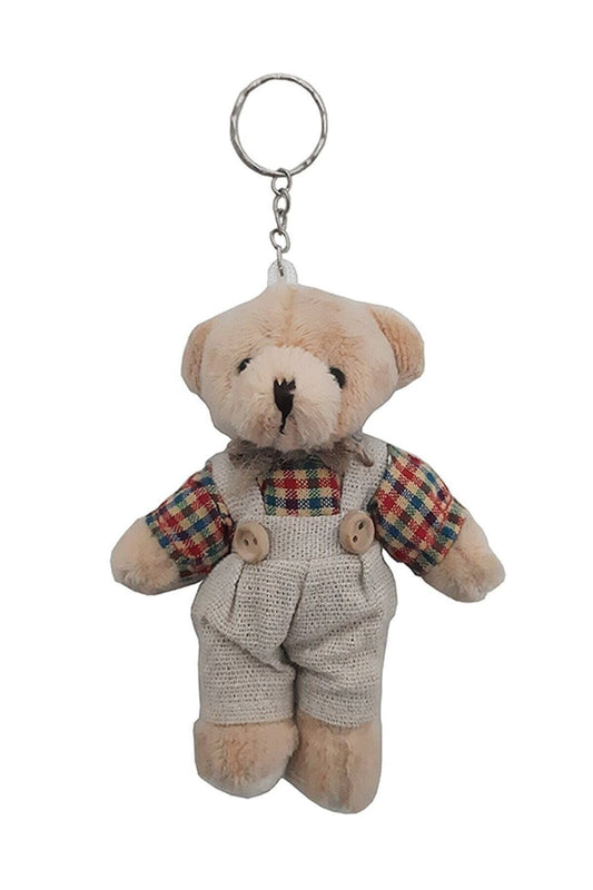 Peluş Ayıcık Anahtarlık Ve Çanta Süsü, Doğum Günü Hediyesi (12 CM BOY)
